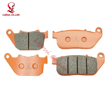 

2 Pair Motorcycle Part Front Rear Brake Pad For Harley Sportster883 Roadster XL883R 05-13 Custom XL1200C 04-13 Low XL1200L 07-11