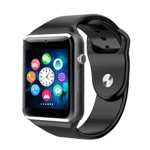 Smart Watch Bluetooth Wristwatch Sport Pedometer With SIM Camera Smartwatch for ios android A1 smartphone PK DZ09