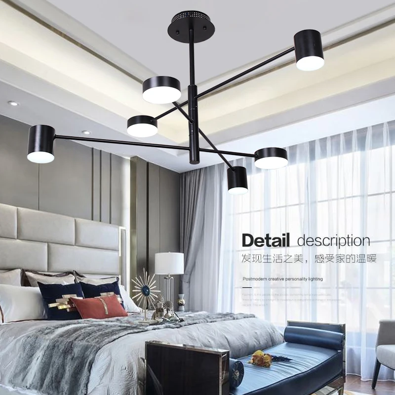 

Post-modern DIY Geometric Lines String Light Led Pendant Light For Living Room Dining Room Bedroom