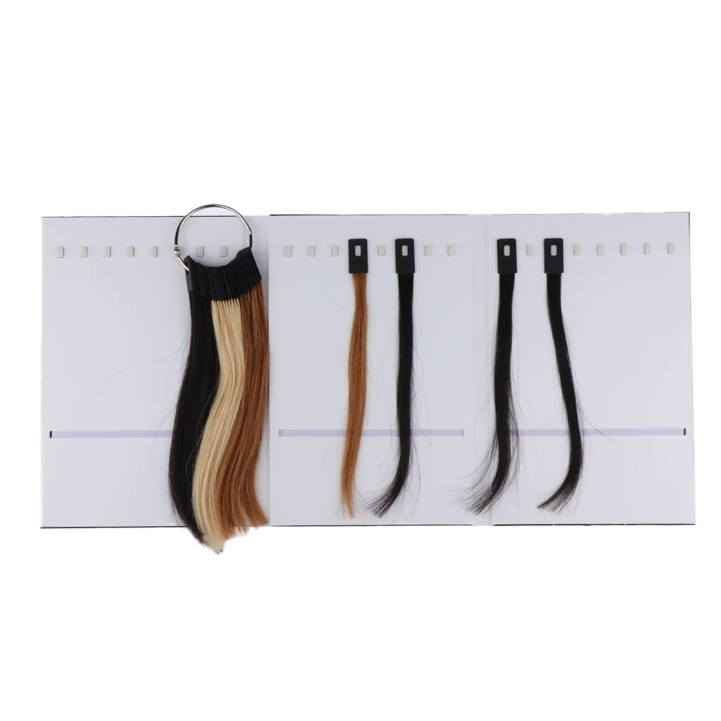 30 Colors Hair Dyeing Color Display Board for Salon Hair Color Testing