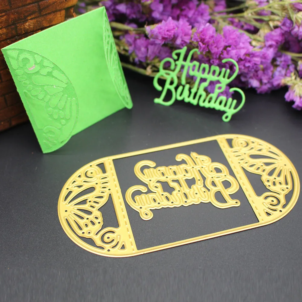  3D Stitch Paper Crafts Semicircle Metal Cutting Dies DIY Birthday Embossing Album Scrapbooking Sten - 32999382403