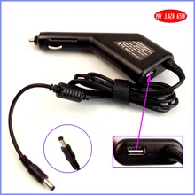 19V 3.42A 65W Laptop Car DC Adapter Charger + USB(5V 2A) for Lenovo IdeaPad G770 G570 G460 N500 U110 U450p U550