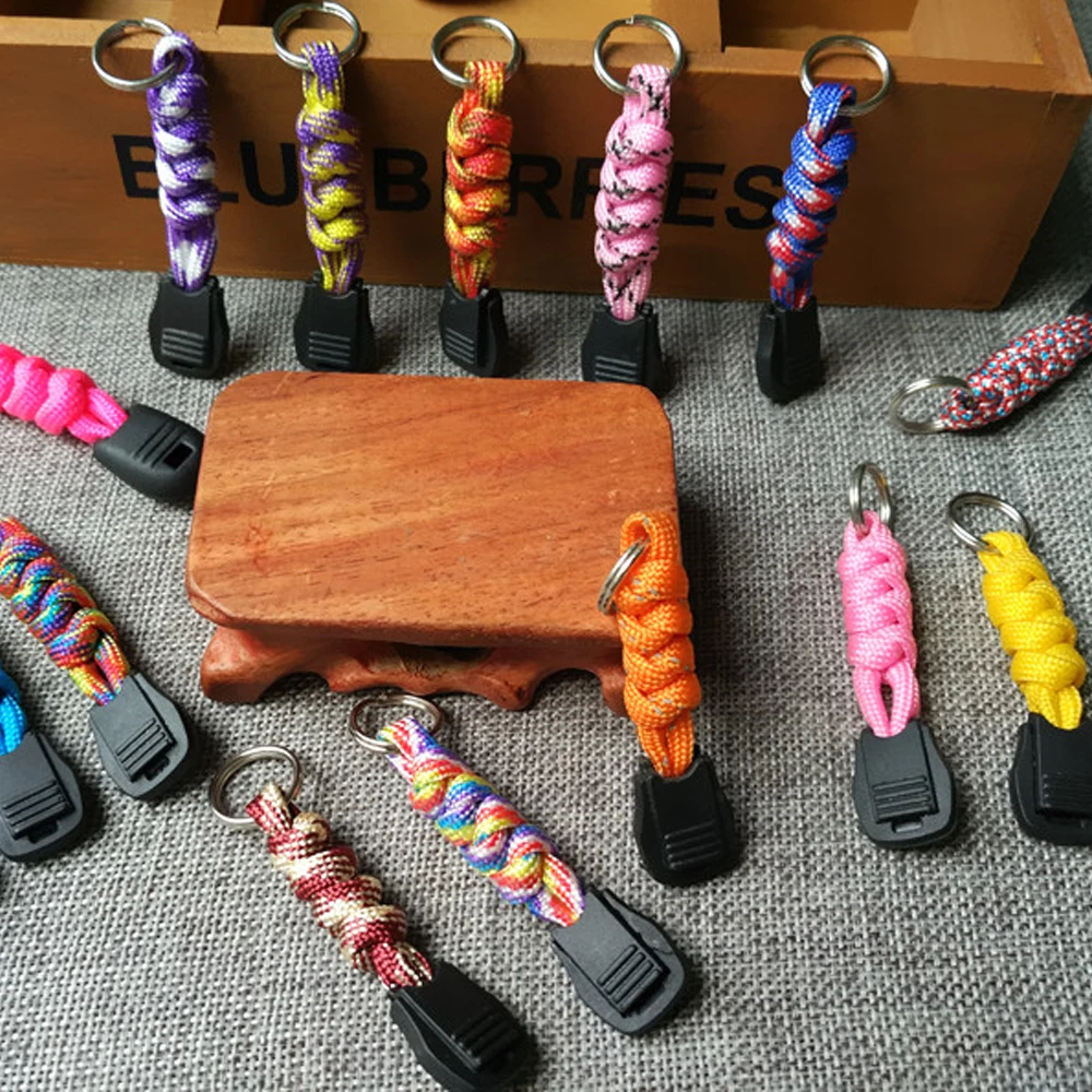 1 дюжина пакет PARACORD слинг различных цветов 2,5 дюймов застежка-молния нож шнур
