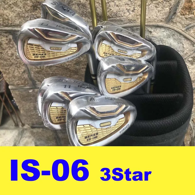 

HONMA Women IS-06 S-06 S06 3Star Golf Irons 5-11.A.S 9Pcs Set Flex L Golf Clubs Steel Graphite shaft With Head Cover