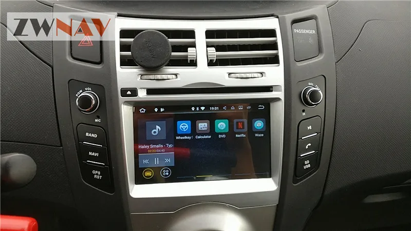 Perfect DE STOCK Android 9.0 System Car DVD Player GPS Navigation For Toyota Yaris 2005-2011 Headunit Multimedia Autoradio Monitor MAP 3