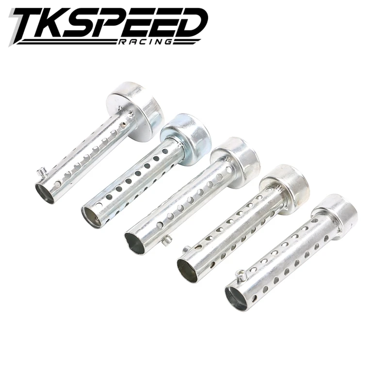Universal Motorcycle Exhaust Muffler Adjustable Db Killer Silencer 35/42/45/48/60MM Racing Street Bike Scooter 142MM Length|Выхлопные