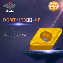 Токарный станок с ЧПУ вставляет 10 шт./лот DCMT 11T3 HF покрытием твердосплавных обращаясь вставками для чугунные сталь нержавеющая сталь отделка