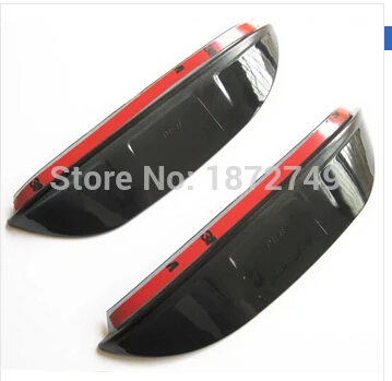 review mirror rain snow shade guard visor car accessories door visor 2pcs for 2012 2014 KIA