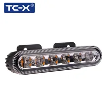 TC-X 6 LED Car Police Strobe Blasting 10Modes Flashing Auto Warning Light High Power Caution Lamp Ambulance Public Security Boat