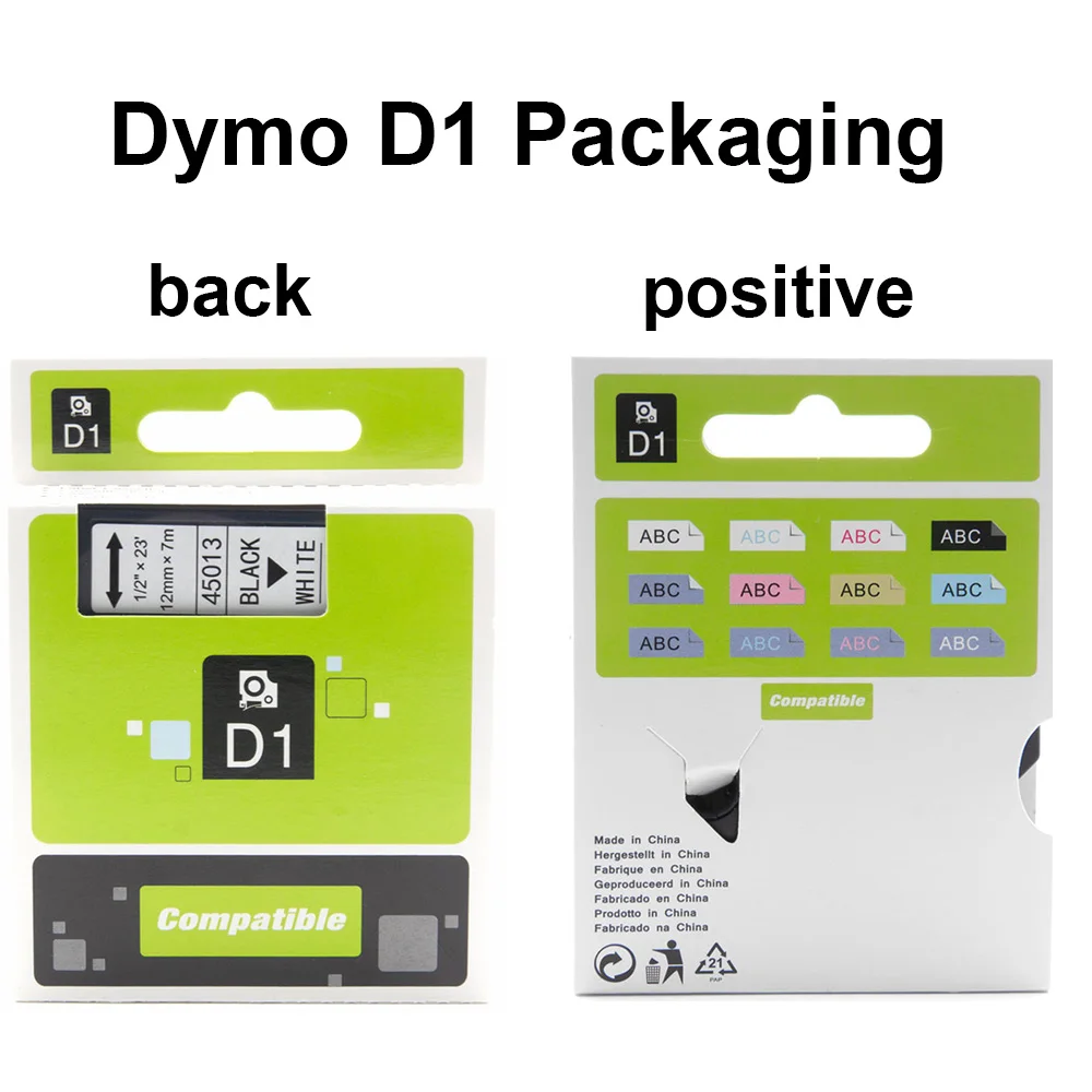 Absonic 9 мм черный на синем Dymo D1 40913 этикетки Maker кассета совместима 160 210D 280 360D 420 P