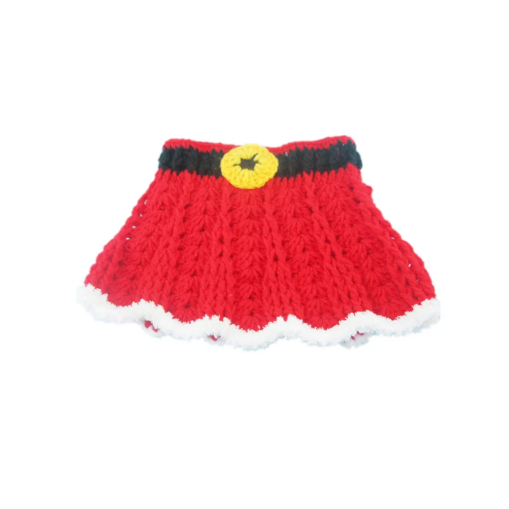 H861Girls Christmas knitted garments1