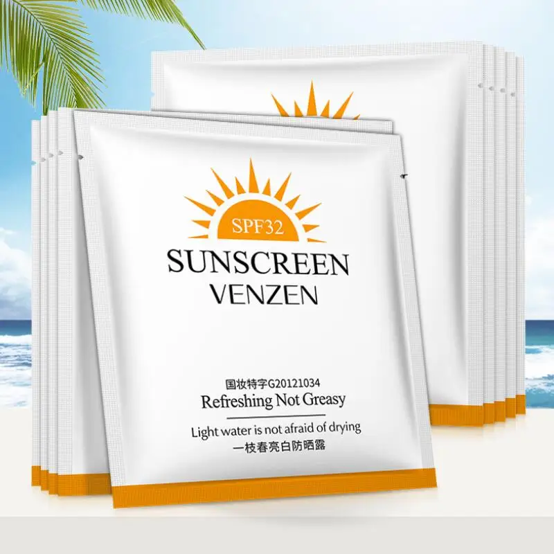 

6PCS SPF32+ Sunscreen Cream Brightening Whitening Sunblock Body Sunscreen Concealer Water Resistant