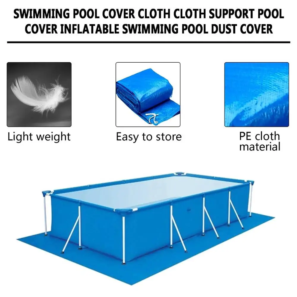 

Large Size Swimming Pool Round Ground Cloth Lip Cover Dustproof Floor Cloth Mat Cover for Outdoor Villa Garden Pool