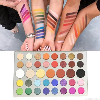 

39 Colors Colorful Eyeshadow Palette Pigment Glitter Shimmer Matte Eye Shadow Cosmetic for Summer Beauty Makeup Tool TSLM2