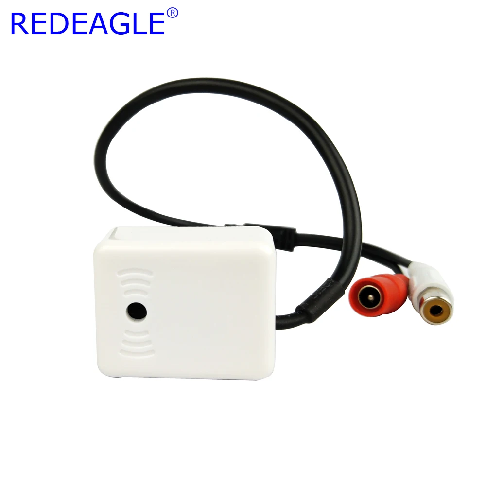 CCTV High Sensitive Microphone Kit With 10M RCA Audio Power Cable and DC 12V Adapter For Home Security Camera DVR NVR System microphone sound monitor