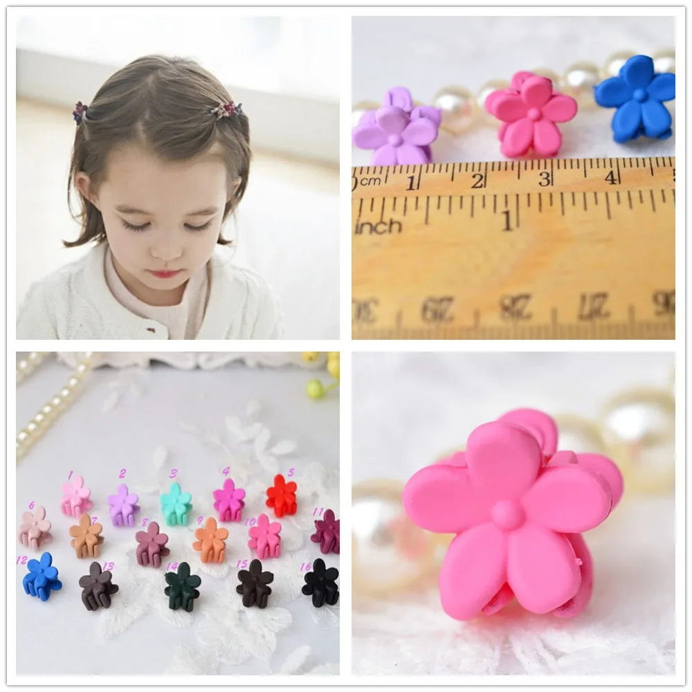 

16pcs boutique hair barrettes for children baby girls mini hair clip bows for girls hairpins accessories Hairgrips headwear clip