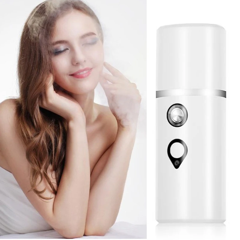 

Portable Mini Face Moisturizing Hydrating Sprayer Rechargeable Humidification Steaming Meter Face Moisturizing Skin Care Tools