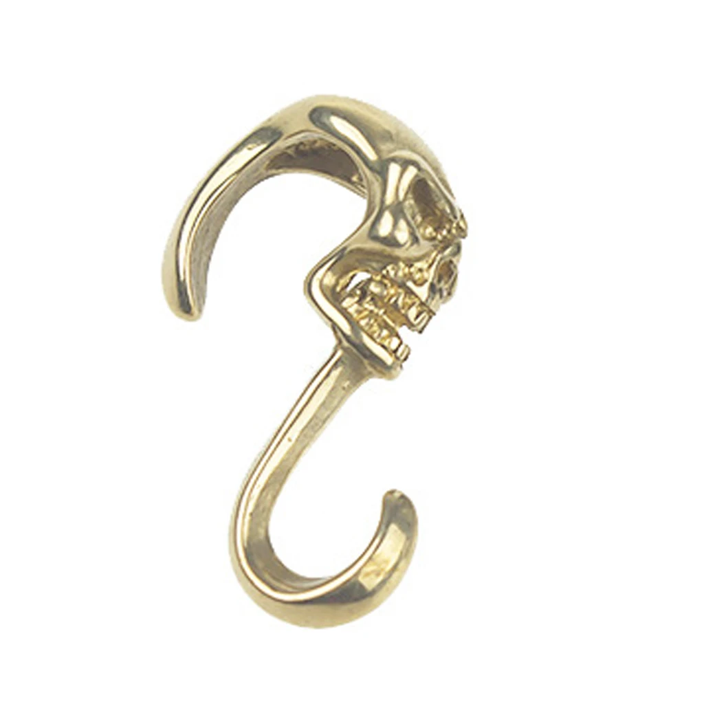 Skull S Hook Clasp -DIY Necklace Bracelet Connector Findings Leather Craft