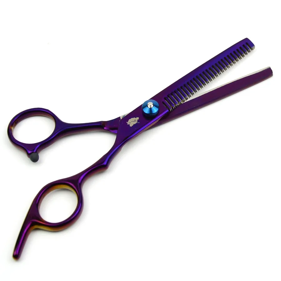 6 inch New Arrival Purple Color Hairdressing Salon Shears Sharp Edge