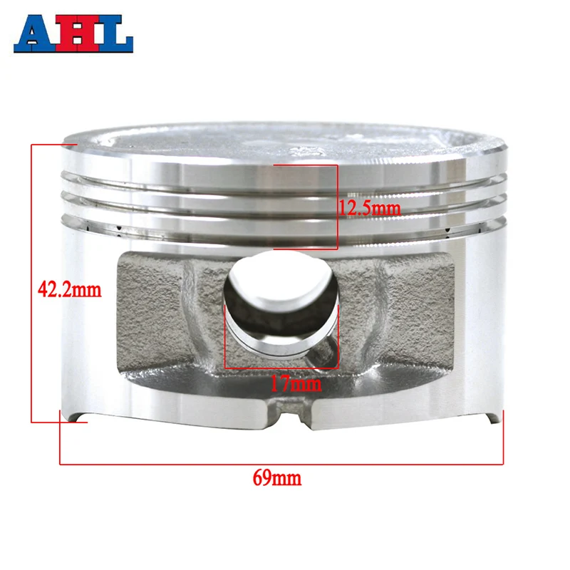 

Motorcycle Engine Parts Cylinder Bore Size 69mm 69.25mm 69.50mm Piston Rings For Yamaha YP250 YP 250 Majesty 4HC Piston Ring