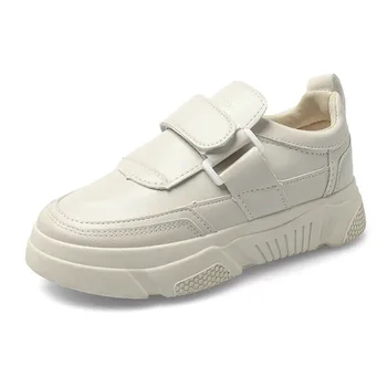 

Stylish women's sneakers wild white 2019 new INS Ulzza Harajuku Thick Sole Breathable Wedge Shoes zapatos de mujer M2-24