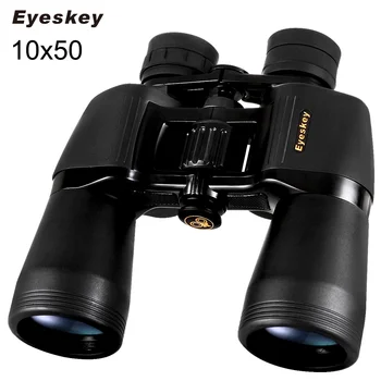 

EYESKEY 8850-10x50 Binoculars 50mm objective lens Aluminum alloy bracket BAK4 porro Prism FMC Fully Multi Coated Telescope
