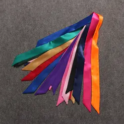 13 видов цветов брендовая Сумка сплошной шарф маленький шелковый шарф для Для женщин Цветочный принт Головные уборы головной убор украсить