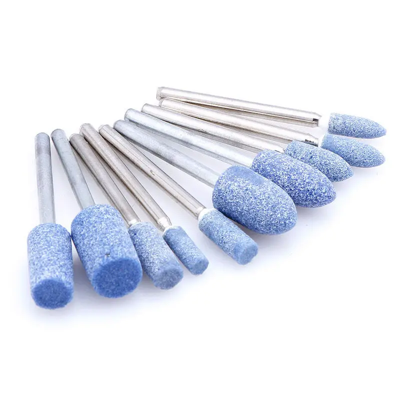 Authentic Merchandise 10Pcs 1/8 Shank Abrasive Mounted Stone Rotary
