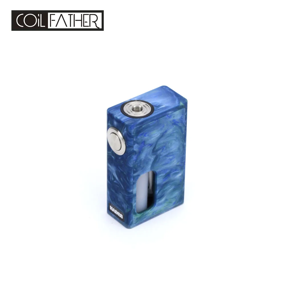 

Coil Father Hades Resin Squonk Box Mod Bottom Feeder Bravo RDA For 18650 Battery 510 Spring Contact Pin Electronic Cigarettes