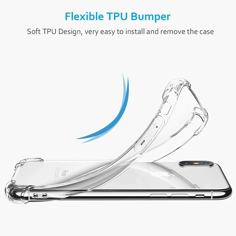 Suntaiho for iPhone XS Max Case Shockproof Ultra Thin Transparent Soft Silicone Phone Case for iPhone X XR 7 8 Cover Coque Funda Suntaiho for iPhone XS Max Case Shockproof Ultra Thin Transparent Soft Silicone Phone Case for iPhone X XR 7 8 Cover Coque Funda
