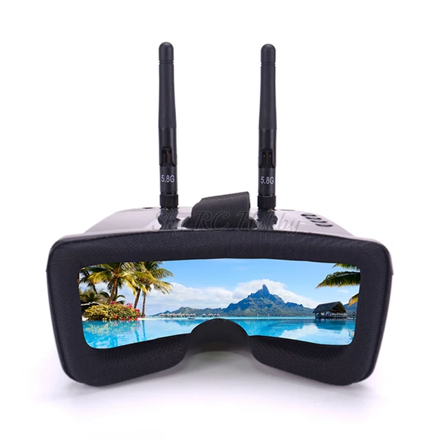 $37.36  3 Inch 480*320 5.8G 40CH Raceband Auto-Searching Mini FPV Goggle Built-in 3.7V 1200mAh Battery For 
