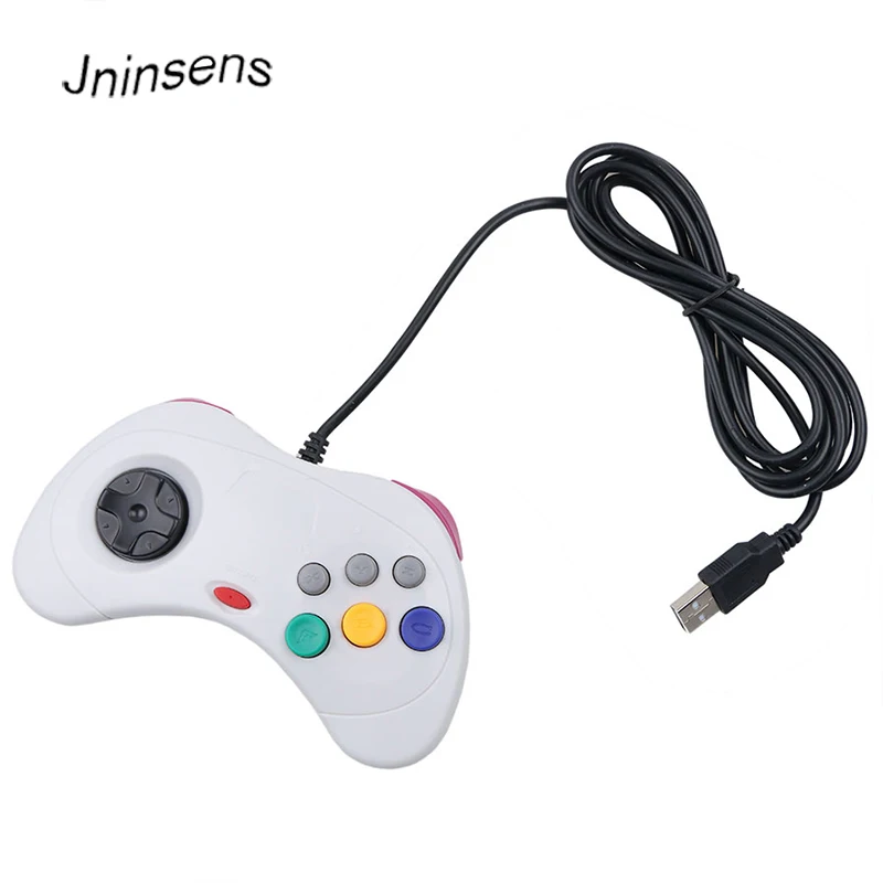 

USB Wired Controller Gamepad JoyPad Joystick For Sega for Saturn System Style For PC for Mac