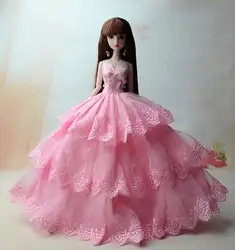 High-end case для Барби платье торжественное платье торт юбка в виде листка лотоса юбка boutiqueclothes торжественное платье вуаль Цянь