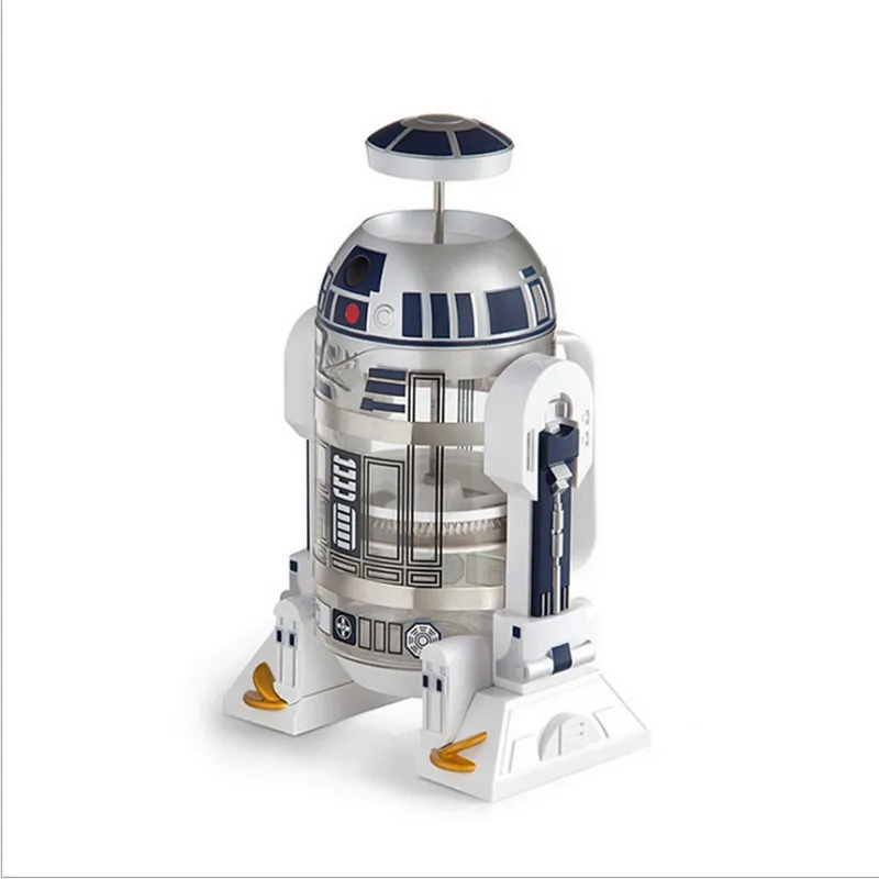 Кофе Пресс горшок Перколятор Звездные войны R2-D2 французский пресс для кофе 32 унции - Цвет: as picture