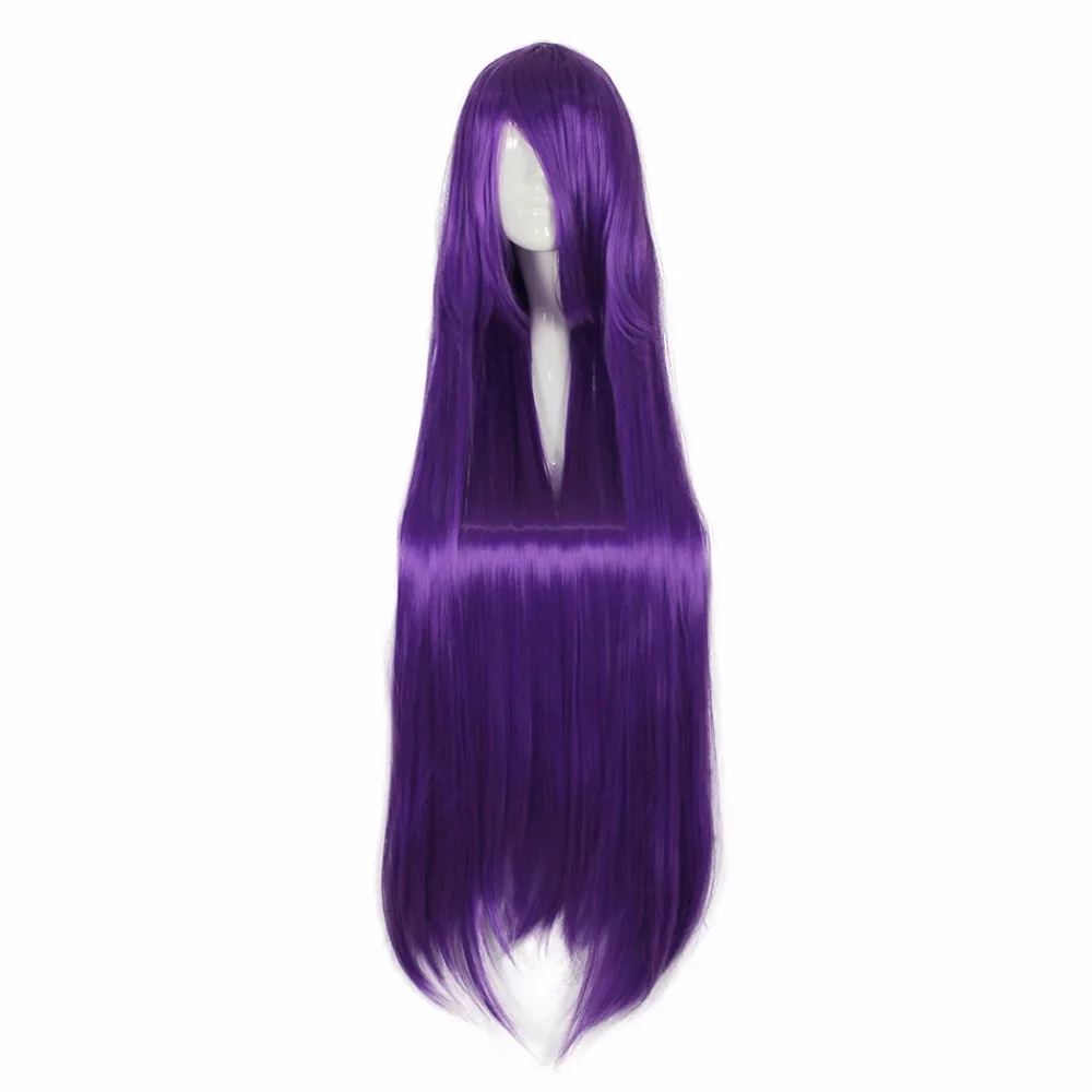 MCOSER 100CM Synthetic Long Straight Hair 16 colors Super Cosplay Party 100% High Temperature Fiber Wig Free Shipping WIG-017