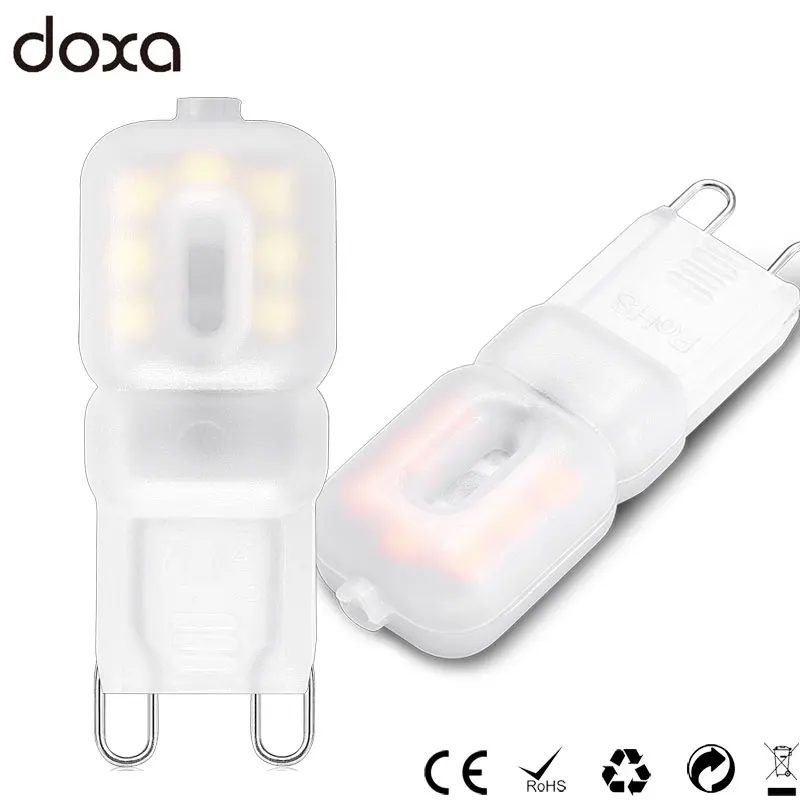 10 Pack G9 LED Lamp 220V 3W Lampadas LED G9 Bulb 2835 SMD 14LED 3000k 4000k 6000k Replace 20W Halogen Lamp for Chandelier light 10 Pack G9 LED Lamp 220V 3W Lampadas LED G9 Bulb 2835 SMD 14LED 3000k 4000k 6000k Replace 20W Halogen Lamp for Chandelier light