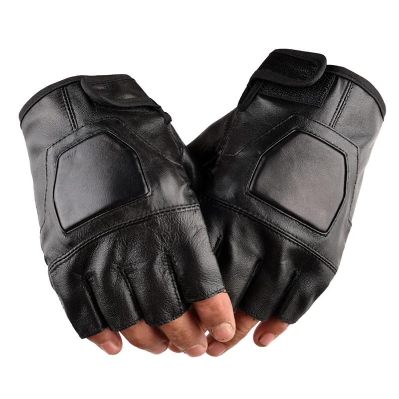 Men Fingerless Gloves Wrist Half Finger Glove Unisex Adult Fingerless