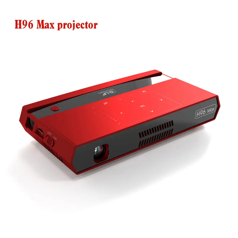 

2019 Latest Design H96 M Projector S912 2GB and 16GB dual wifi mini DLP projector With BT Speaker Android 6.0 Projector