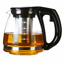 2016 750 ml 1100 ml Zwei arten Chinesische Teekanne Puer Tee topf Heißer Resisitant Kung Fu Teekanne Aus Glas Freies verschiffen