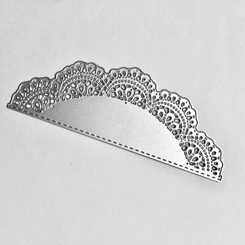 

Semicircle Lace Border Metal Cutting Dies Stencil Embossed Plate DIY Scrapbooking Die Cut Embossing Stencils Decor Template Dies