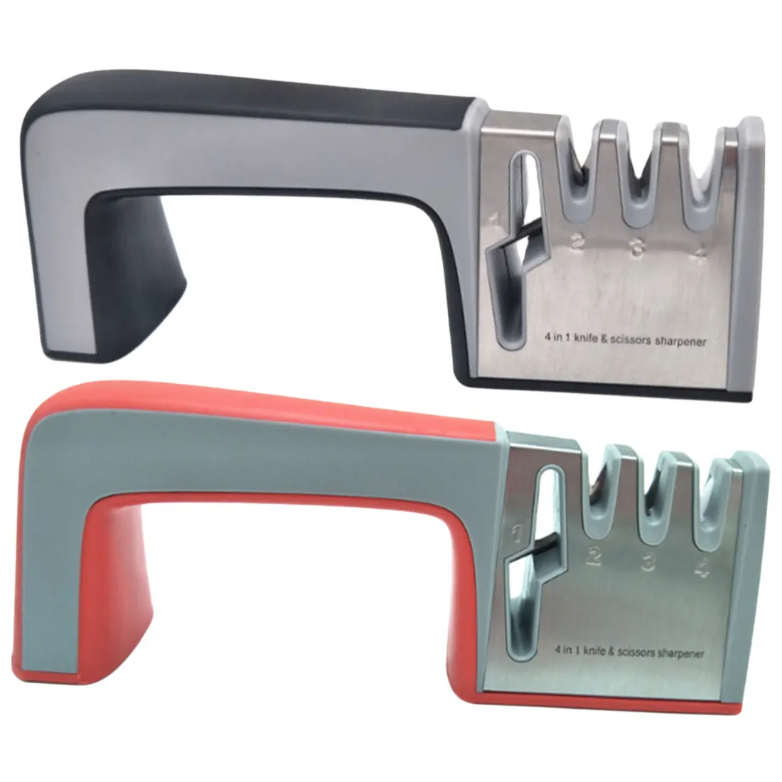 

Knife Sharpener Design Multifunction 4 in 1 Knife and Scissors Sharpening System Kitchen Tools Machine