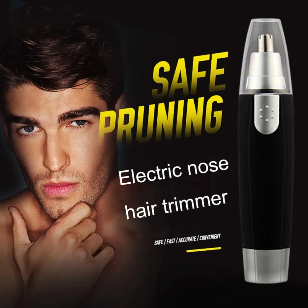 Батарея питание портативный триммер для волос в носу резак машины для мужчин женщин водостойкие съемный триммер Clipper бритвы