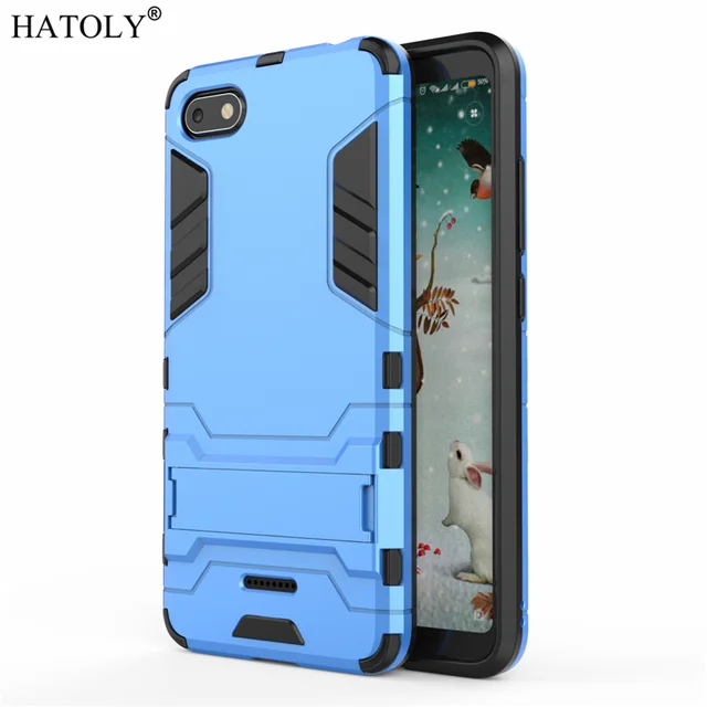Hatoly For Armor Case Xiaomi Redmi 6a Case Redmi 6a Shockproof Robot Silicone Rubber Hard Back Phone Cover For Xiaomi Redmi 6a Phone Case Covers Aliexpress