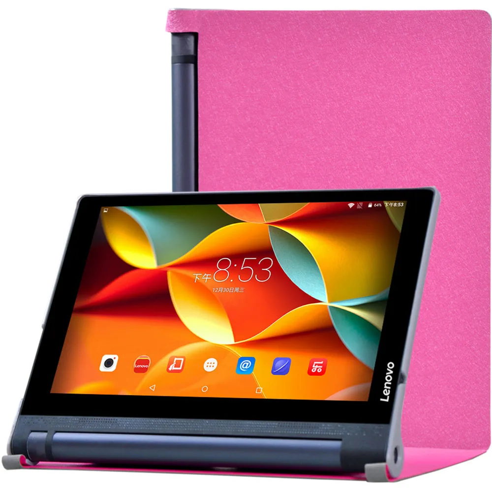 Чехол для Lenovo YOGA Tablet 3 10 из искусственной кожи с шелковым покрытием Tab YT3 X50 X50F X50M X50L