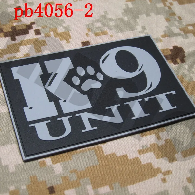 3D ПВХ патч K" собачья лапа" K-9 блок мораль тактических военных
