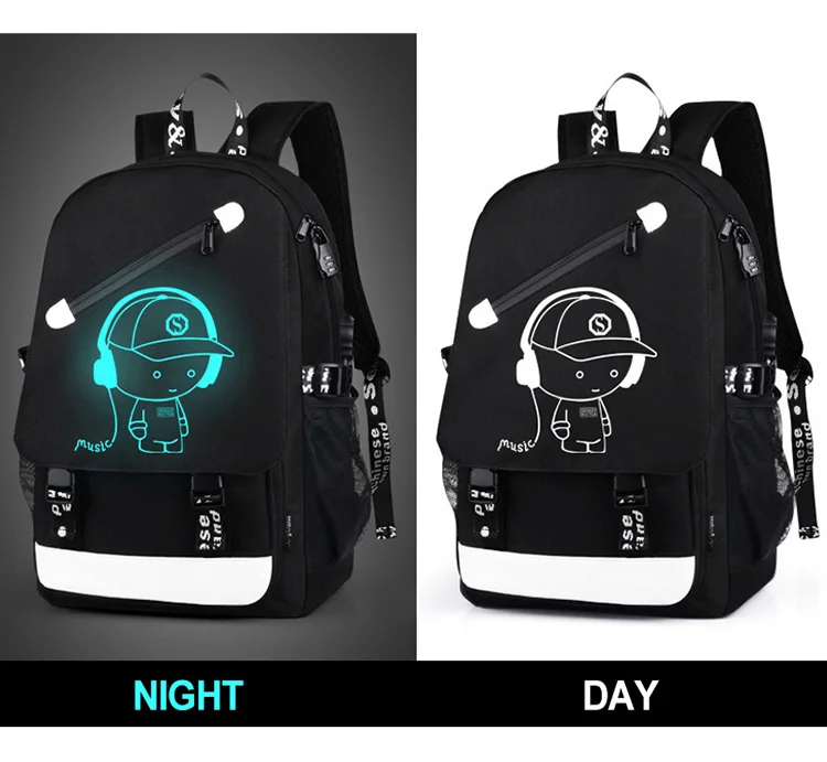 USB зарядное устройство, школьная сумка, анимационный Светящийся рюкзак для ноутбука, рюкзак для мальчика, школьные сумки, школьные рюкзаки для мальчиков, детский рюкзак
