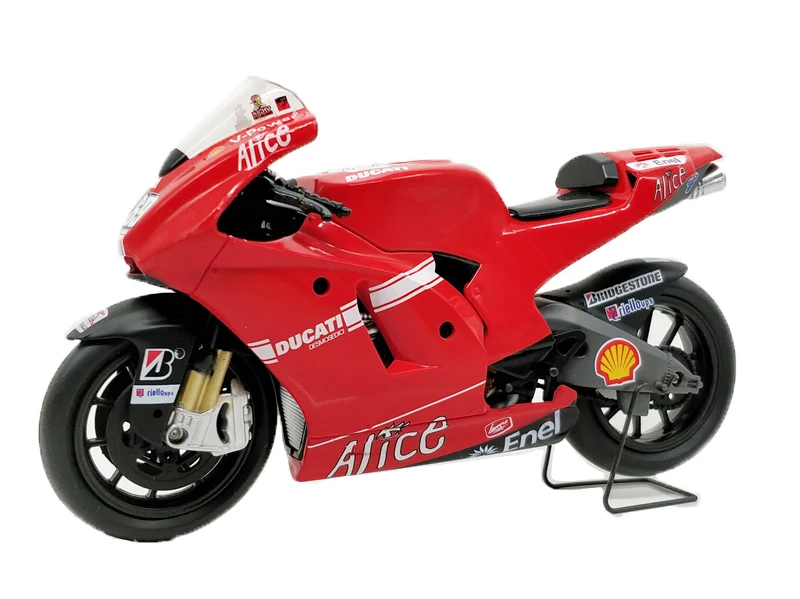 

1:12 Newray Ducati Desmosedici #69 Nicky Hayden Team Alice Motogp 2009 Diecast Motor Racing No Box