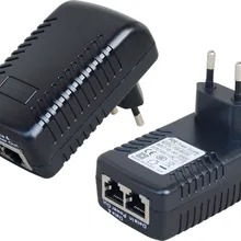 48 В 0.5 Инжектор PoE Мощность Over Ethernet адаптер, вставки стены Тип