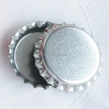 1000 шт/партия Блестящий серебряный цвет крышки для пивных бутылок для DIY ожерелье с кулоном в качестве украшения использования