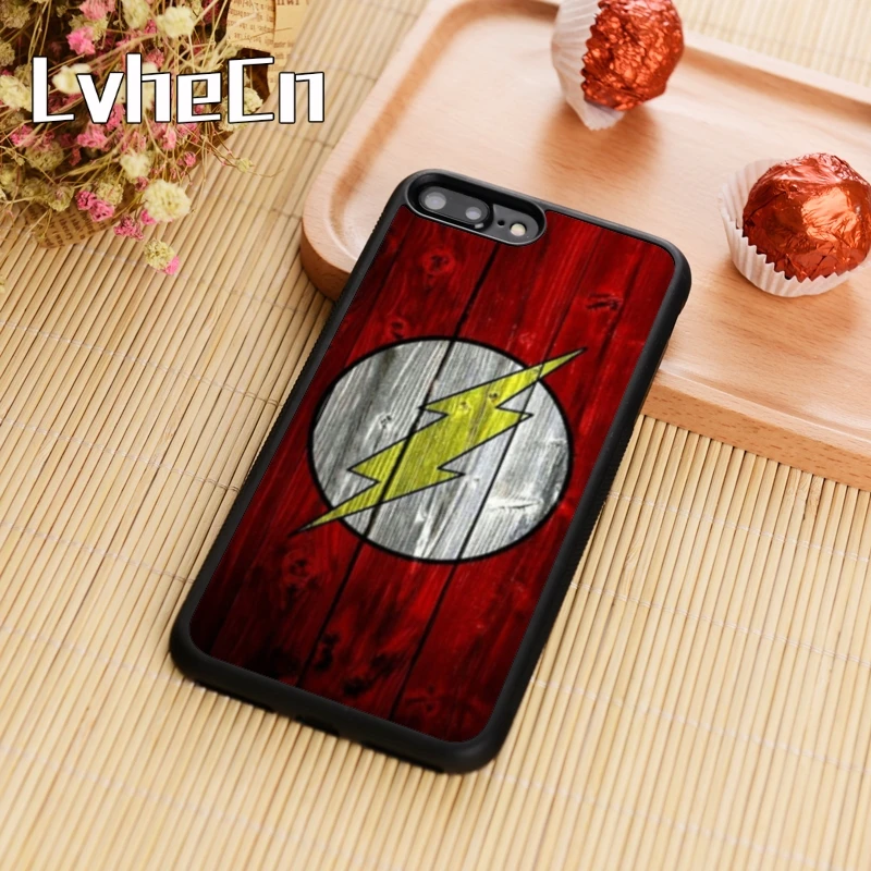 LvheCn флэш логотип на дереве чехол для телефона iPhone 4 5 6 6s 7 8 plus X XR XS max 11 Pro samsung Galaxy S7edge